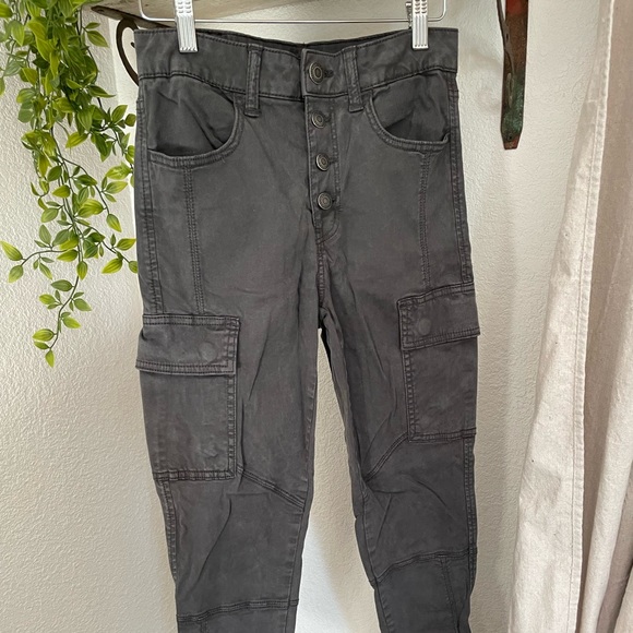 American Eagle Outfitters Denim - Grey/black pants